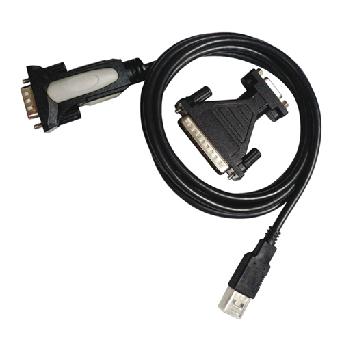 Nanocable 10.03.0002. Adaptador USB a Serie. Tipo A/M-RS232 DB9/M DB25/M. 1.8m