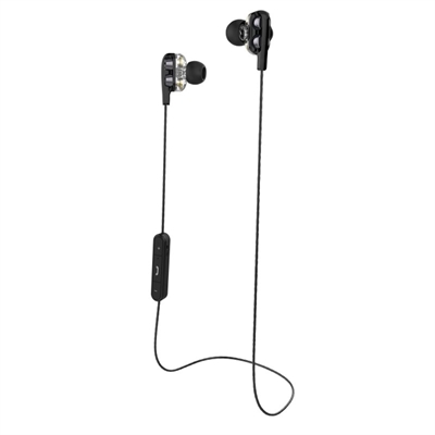 AURICULARES INTRAURICULAR BT COOLBOX COOLTWIN D.DRIVE NEGRO