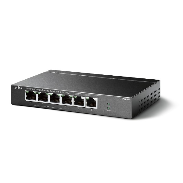 SWITCH NO GESTIONABLE TP-LINK TL-SF1006P SOBREMESA 2P 10/100  4P POE 10/100 TOTAL POE 67W
