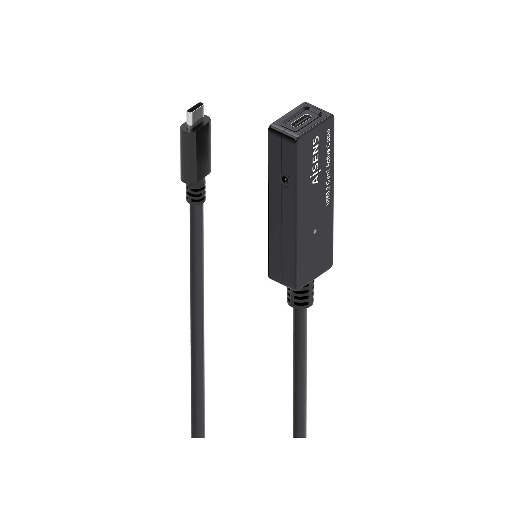 CABLE USB 3.2 Gen1x1 CON AMPLIFICADOR USB-CM-CH NEGRO 5.0M AISENS A107-0869