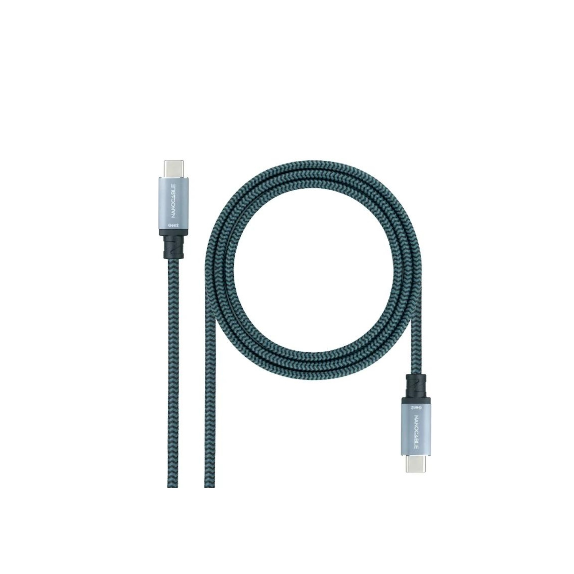 Nanocable Cable USB 3.1GEN2 5A USB-C/M-USB-C/M 2 M