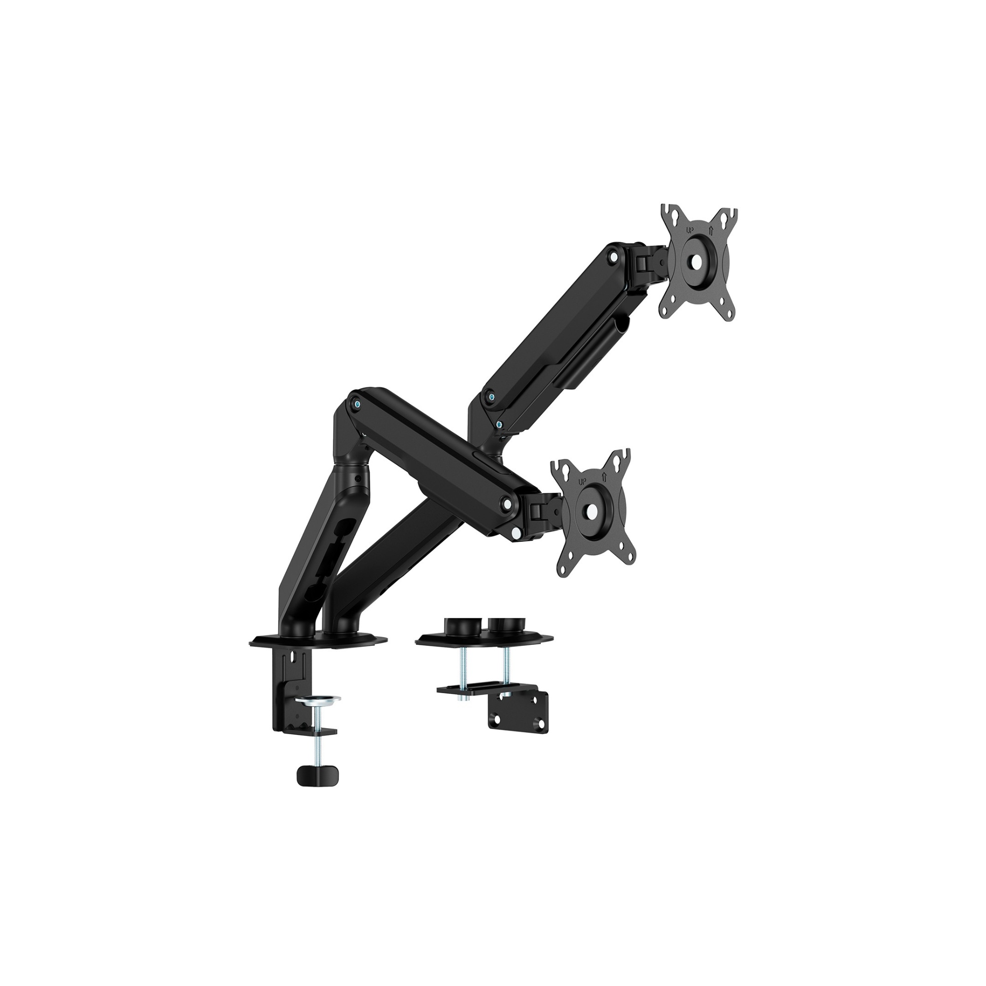 Soporte de mesa para monitor Aisens DT32TSR-451, 2 brazos, negro, 17"-32"