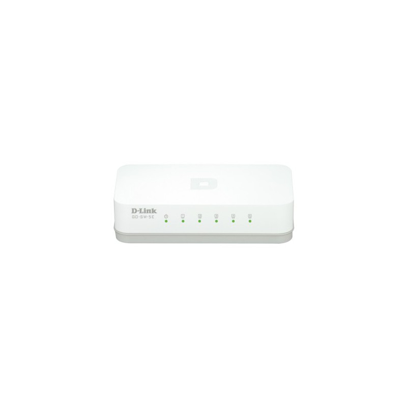 SWITCH NO GESTIONABLE D-LINK GO-SW-5E 5P ETHERNET SOBREMESA NO RACK