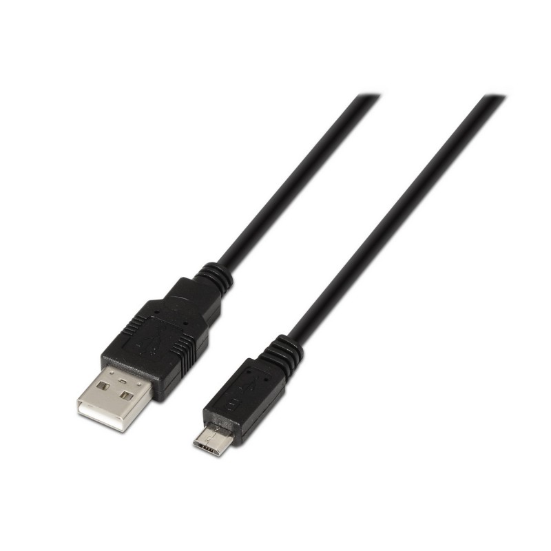 CABLE USB(A) A MICRO USB(B) 2.0 AISENS 1.8M NEGRO