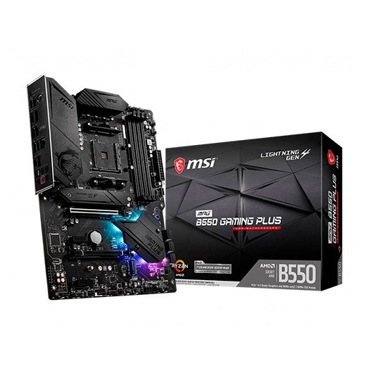 PLACA BASE MSI AM4 B550 GAMING PLUS DDR4 ATX