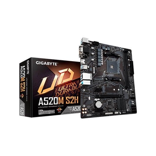 Placa Base GIGABYTE AM4 A520M S2H MATX DDR4