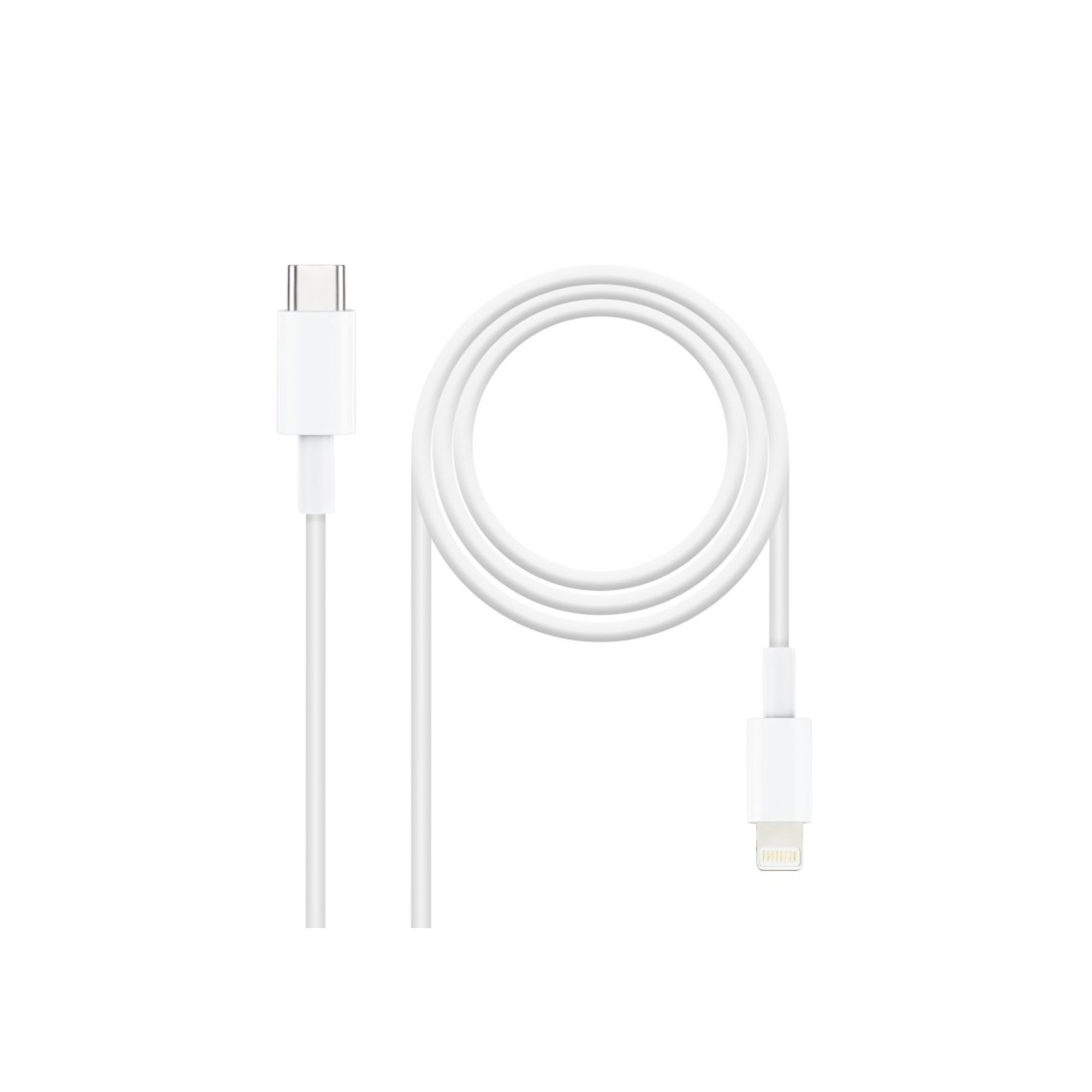 Nanocable Cable Lightning a USB-C 0,5 metros