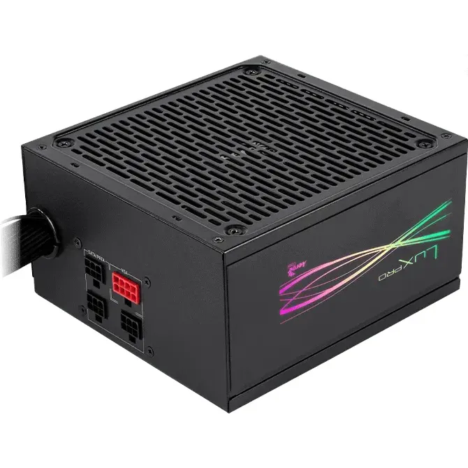Fuente De Alimentacion Atx Modular Aerocool Lux Pro 750w Certificado 80+ Bronze Apfc Vent. 14cm Rgb