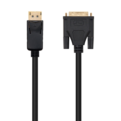 CONVERSOR NANO CABLE DISPLAYPORT A DVI, DP/M - DVI/M 2.0M NEGRO