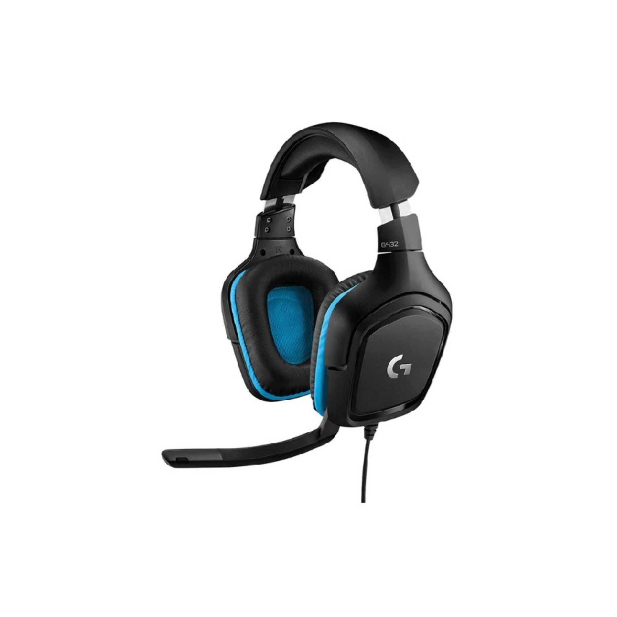 HEADSET JACK 3.5MM LOGITECH G432 7.1 MIC CONTROL VOLUMEN 2M NEGRO