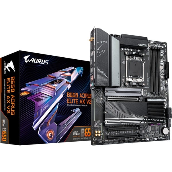 PB AMD SAM5 GIGABYTE B650 AORUS ELITE AX V2 4DDR5 4SATA6 3M2 HDMI DP ATX