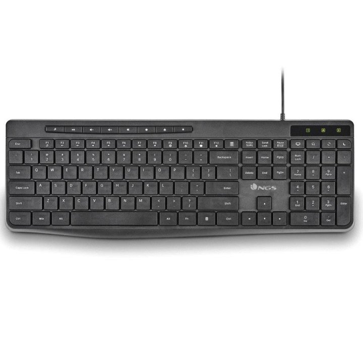 NGS Teclado USB SPECTRA Ultra Slim Silen. USB-A