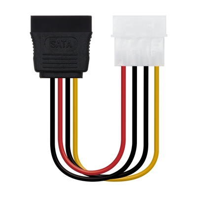 CABLE MOLEX/SATA ALIMENTACION NANO CABLE MOLEX/M - SATA/H 0,16M OEM
