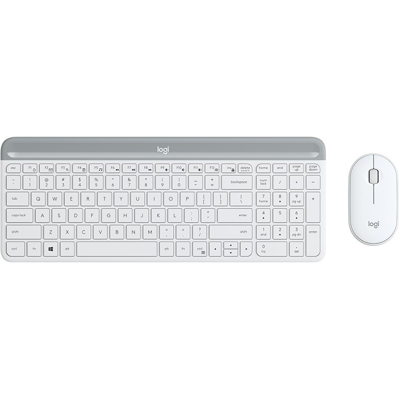 TECLADO LOGITECH INALAMBRICO KIT T+R MK470 SLIM COMPBO USB/INAL BLANCO 920-009199