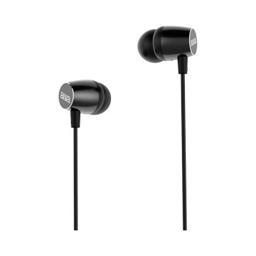 Auricular intrauditivo AIWA ESTM-30BK negro con micrófono y driver de neodimio