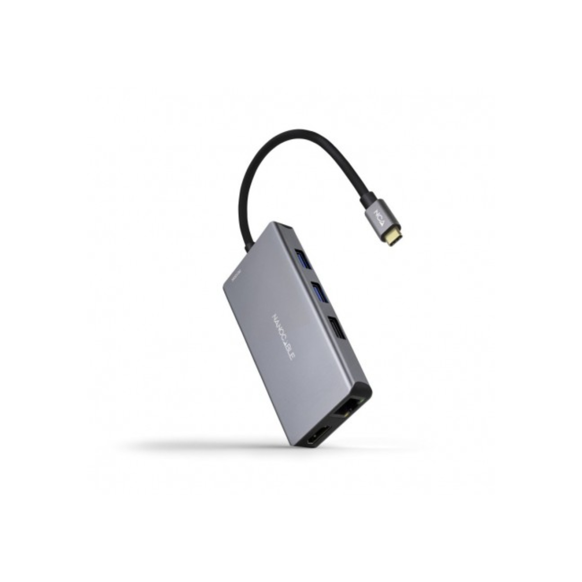 Nanocable Hub USB-C 3xUSB-A+2xHDMI+RJ45+TF+SD+PD