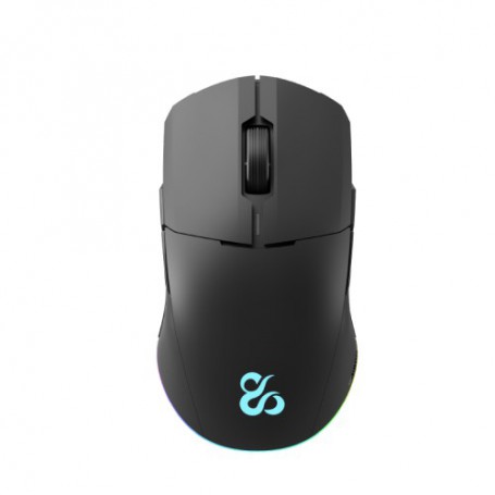 RATON GAMING NEWSKILL CHIRON PRO WIRELESS Y CABLE 16000DPI RGB 8 BOTONES NEGRO
