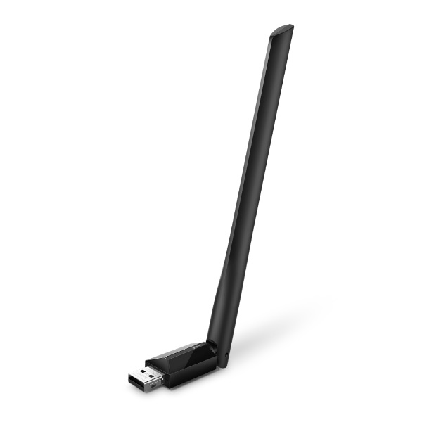 USB WIFI DUALBAND TP-LINK ARCHER T2U PLUS AC600 USB2.0 1 ANTENA DE ALTA GANANCIA