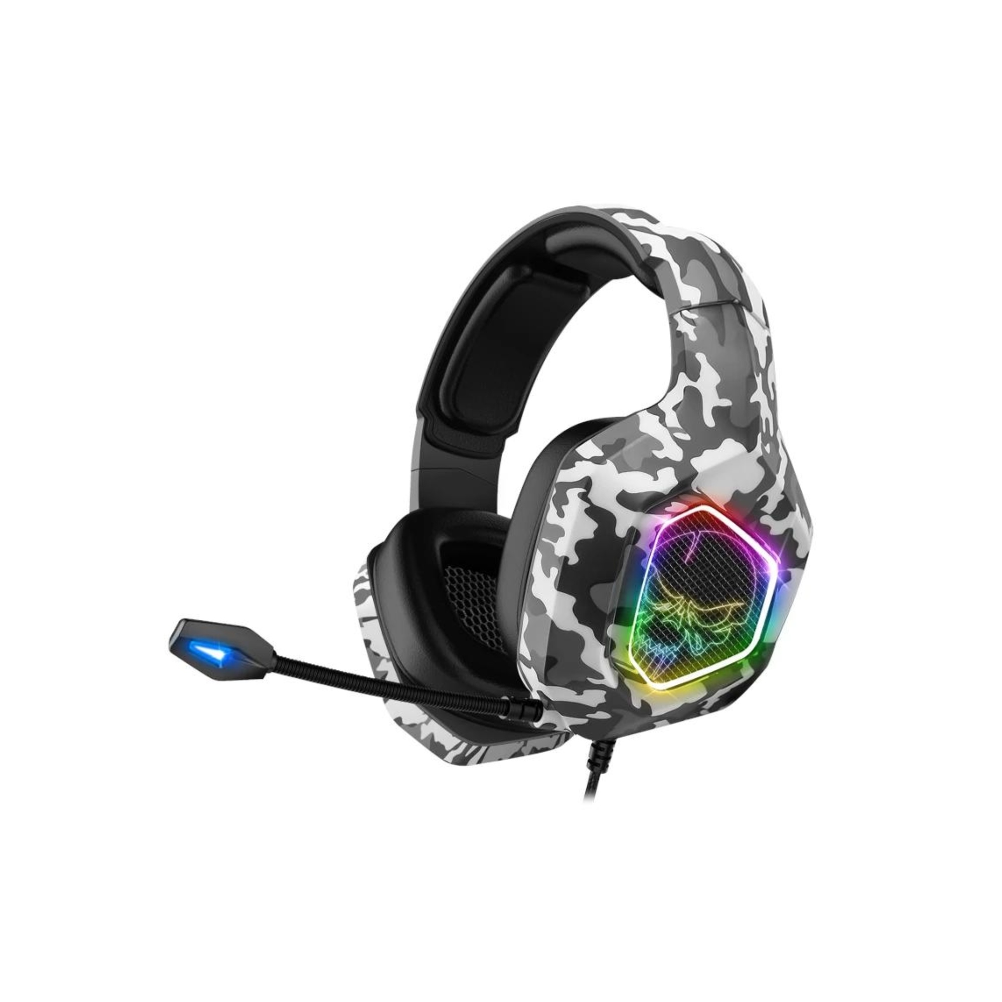 Spirit of Gamer Auricular Elite-H50 RGB Artic
