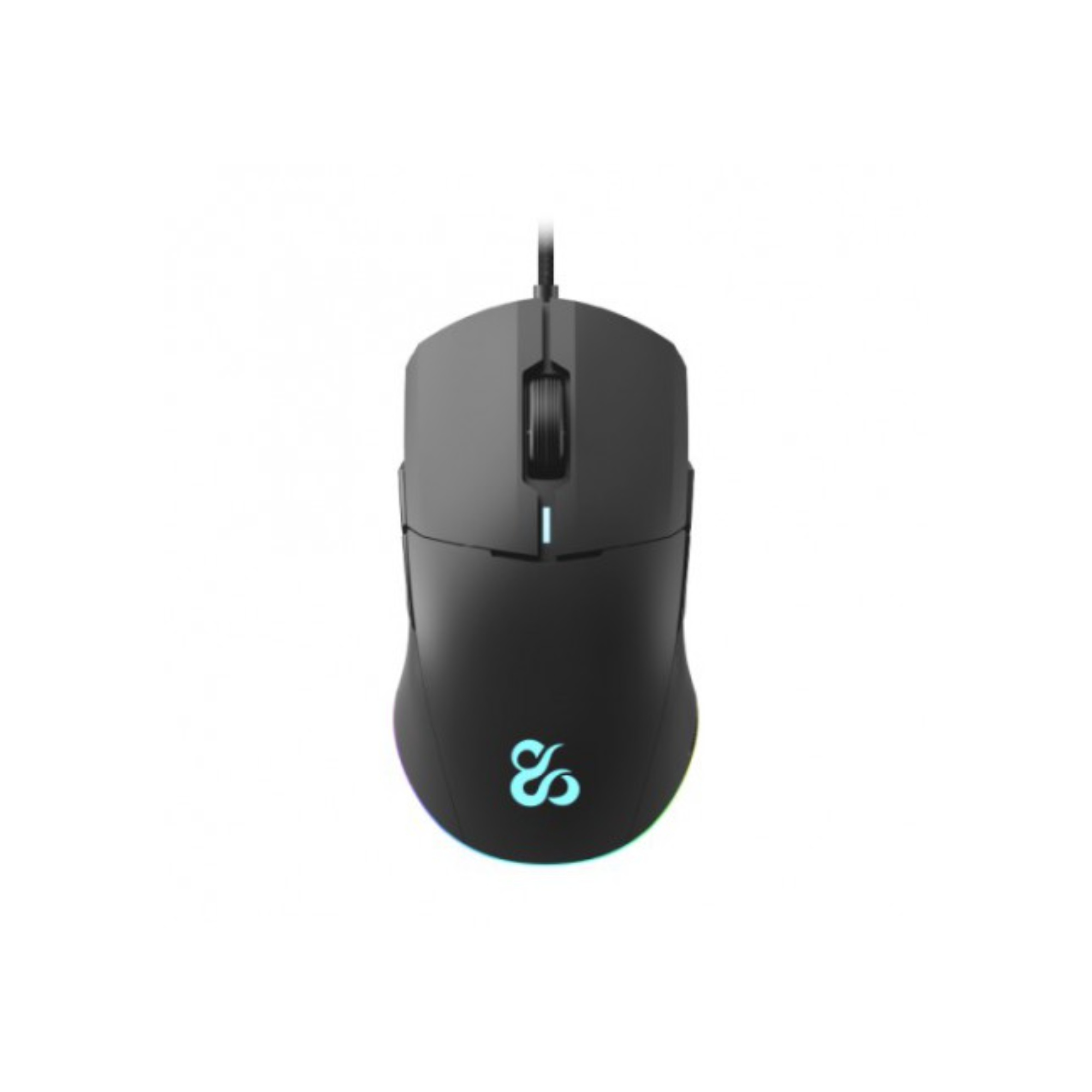 RATON GAMING NEWSKILL CHIRON CABLE 1.8M 8 BOTONES RGB 8000DPI ABS 350 IPS NEGRO