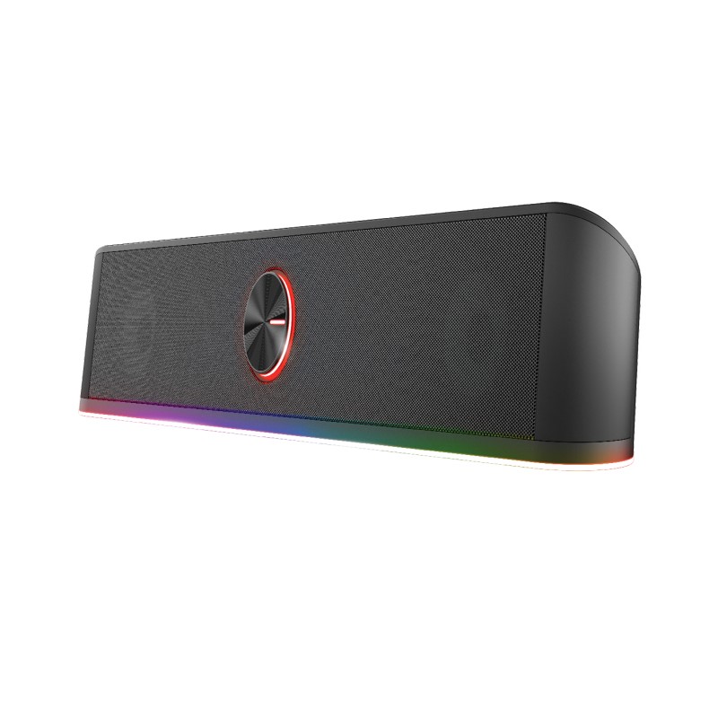 ALTAVOZ TRUST SOUNDBAR GXT THORNE RGB ILLUMINATED 12W CABLE AUXILIAR PARA AUDIO USB PARA ALIMENTACION 24007