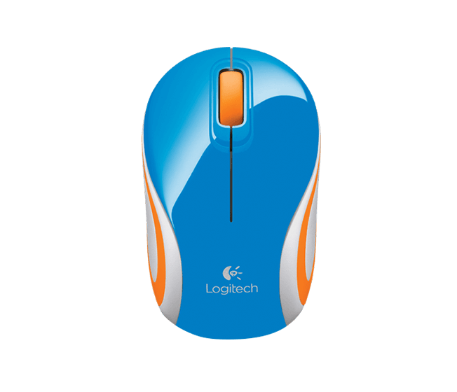 Logitech Ratón Mini M187 Inalámbrico Azul