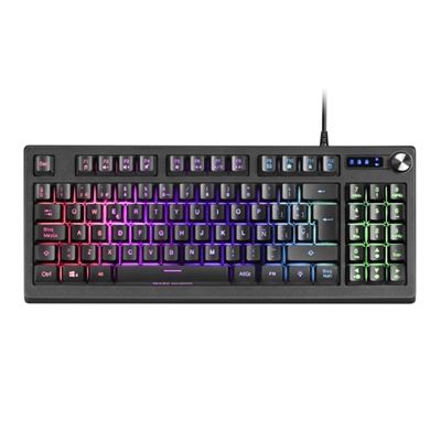 Mars Gaming Teclado MKREVO BLACK RGB H-MECHANICAL