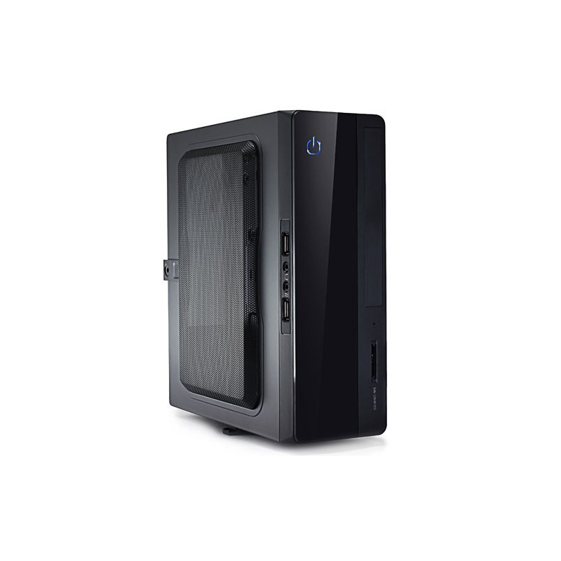 CAJA SOBREMESA/MINI-ITX UNYKA UK1007 150W USB2.0 C/LECTOR NEGRA VESA