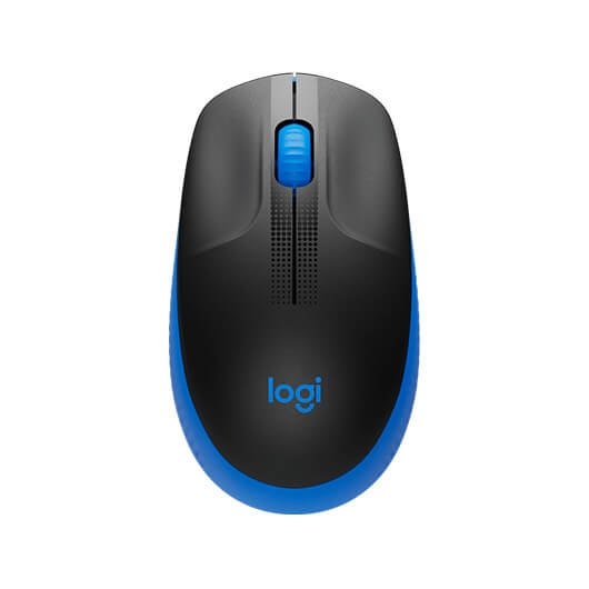 RATON LOGITECH M190 WIRELESS NEGRO AZUL 3 BOTONES/10 M/NANO