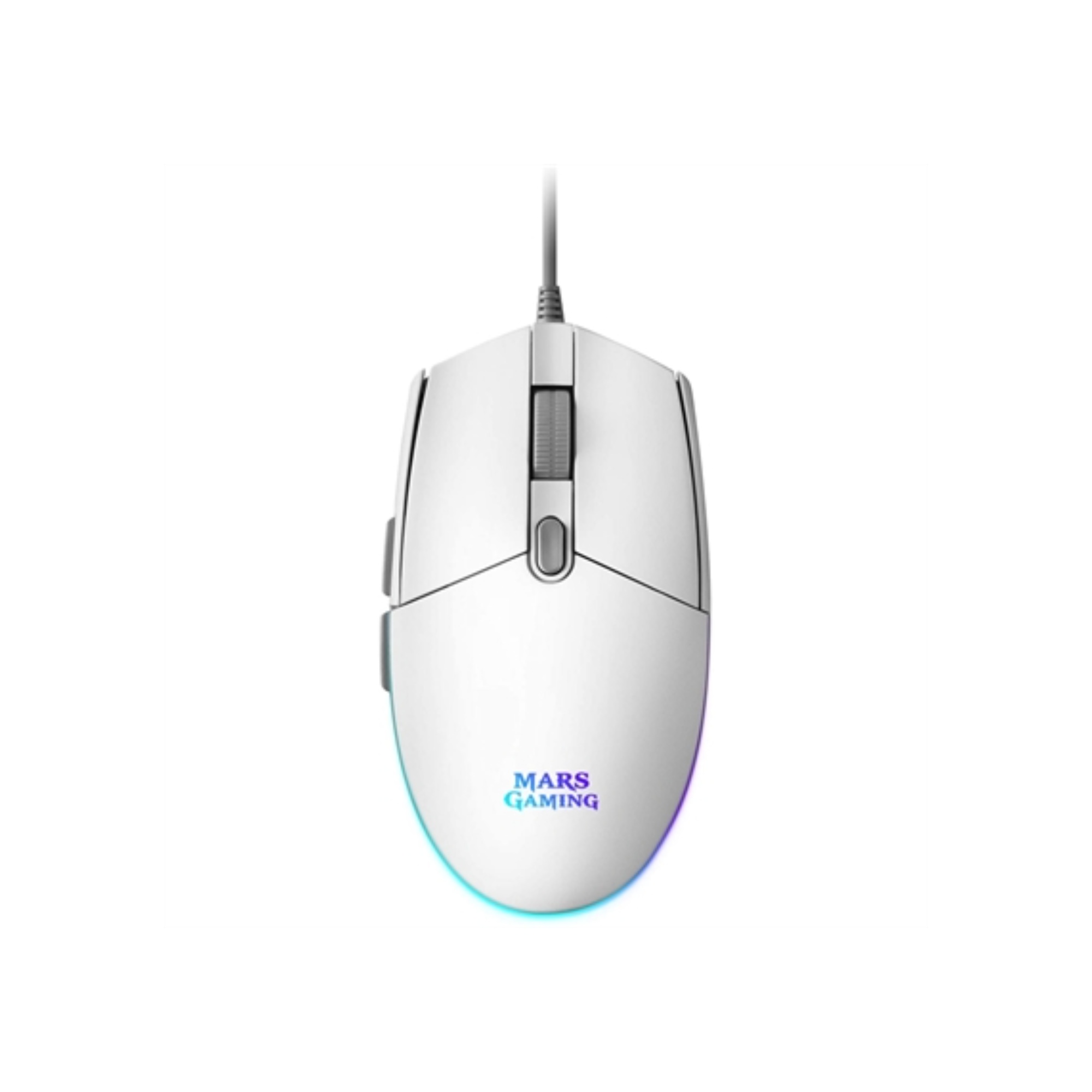 Mars Gaming Ratón MMG 3200dpi RGB FLOW Blanco