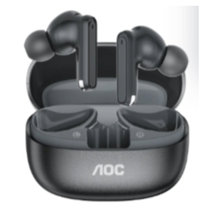 Auriculares Bluetooth AOC ACT1511BK TWS IPX4 con micrófono y 24h de reproducción