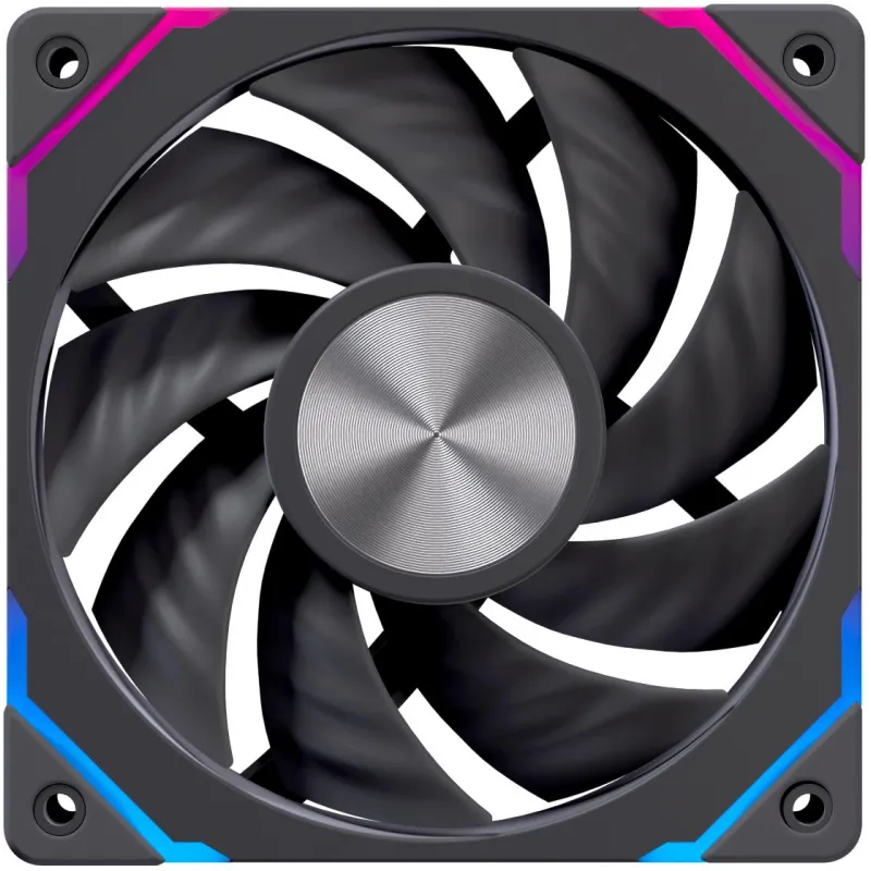 VENTILADOR CAJA ADICIONAL EINAREX EX12C ARGB EXFN-12CS21-B NEGRO 120MM