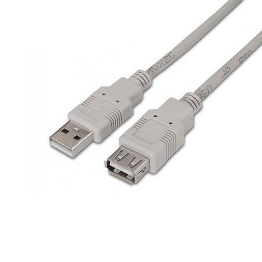 CABLE USB 2.0 TIPO AM-AH BEIGE 1.8M AISENS A101-0013
