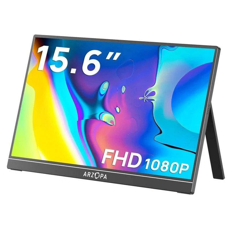 MONITOR PORTATIL ARZOPA A1 15.6 IPS FHD 1080P 60HZ 2USB-C BLACK