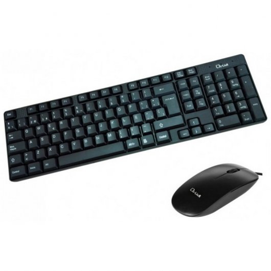 L-link Teclado+Ratón LL-KB-816-COMBO USB Negro