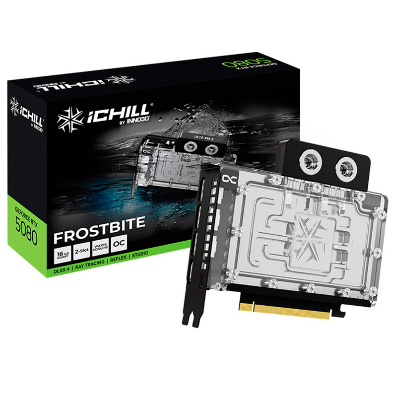 TARJETA GRÁFICA INNO3D RTX 5080 16GB ICHILL FROSTBITE