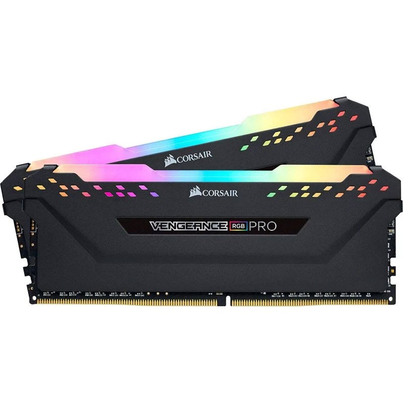 MEMORIA KIT DDR4  16GB(2X8GB) PC4-25600 3200MHZ CORSAIR VENGEANCE RGB PRO SL AMD