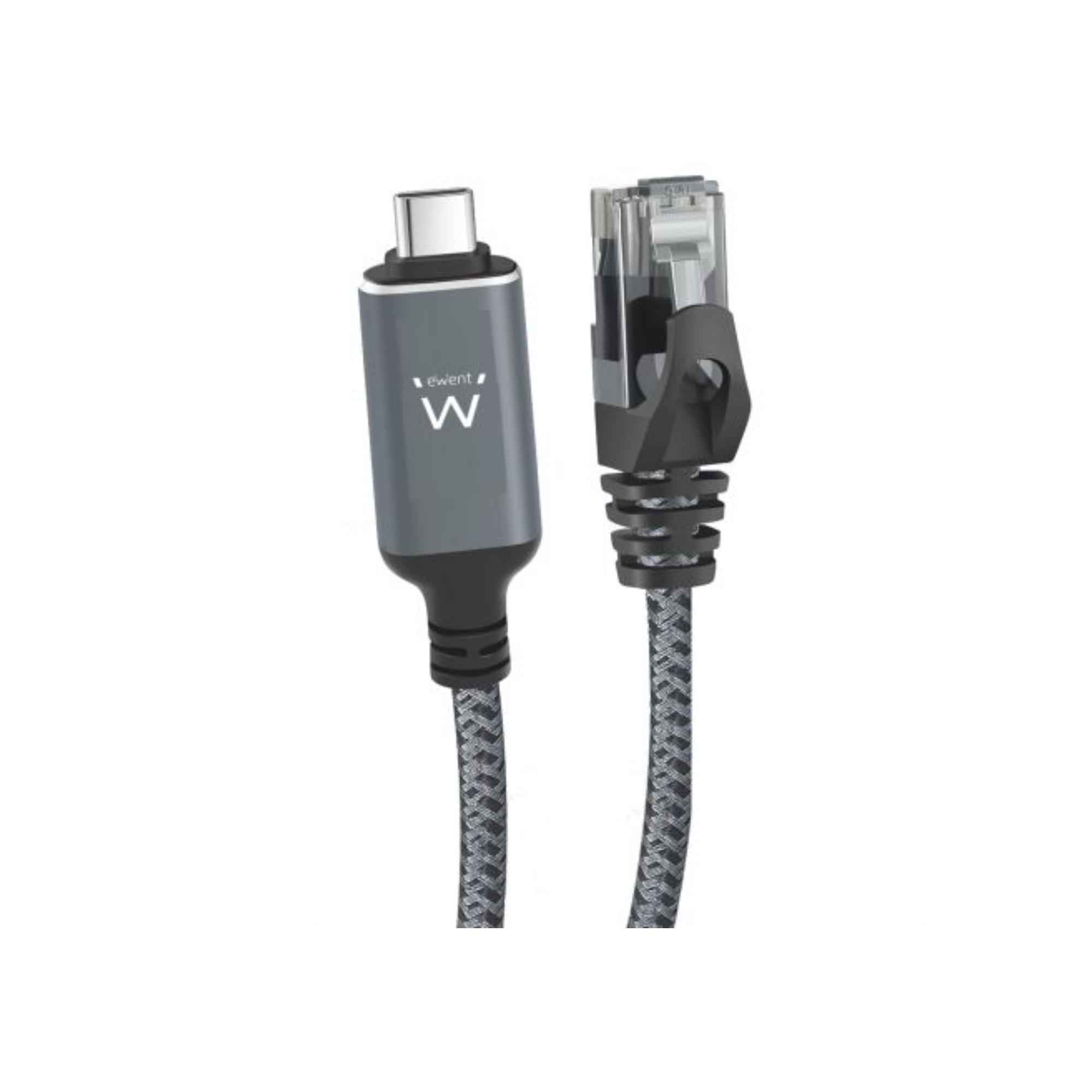 EWENT Cable USB-C 3.1 A RJ45 CAT6 FTP, 1Gbps, 2m