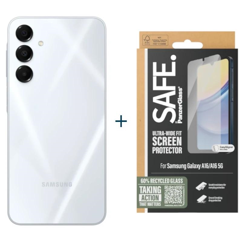 Samsung Galaxy A16 128GB 4GB Gray+ protector SAFE
