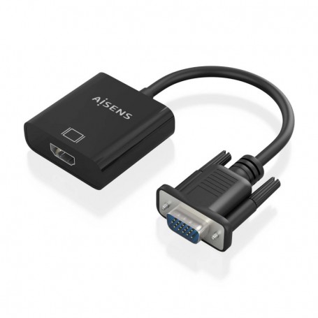 Aisens Conversor SVGA/M+JACK3.5/H+MicroB/H HDMI/H