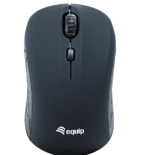 MOUSE MINI  WIRELESS EQUIP LIFE OPTICO 4 BOTONES SCROLL NEGRO  1600DPI