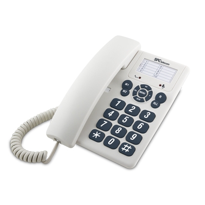 'SPC 3602B Telefono ORIGINAL 3M ML LCD Blanco'