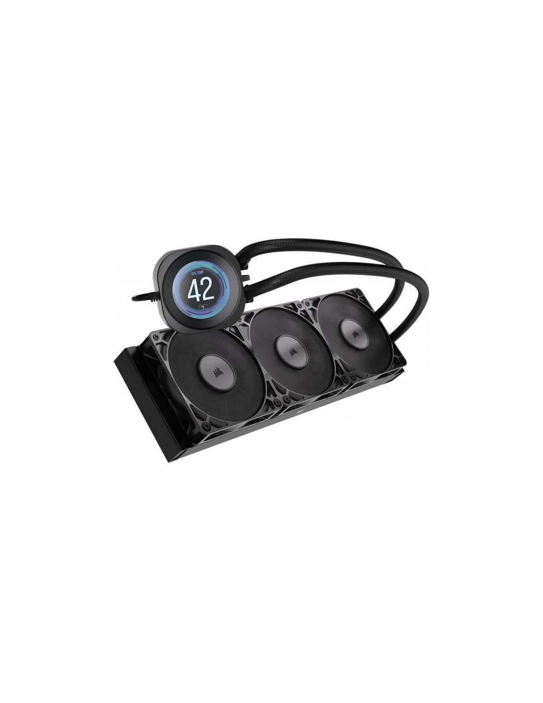 REFRIGERADOR LIQUIDO CPU CORSAIR NAUTILUS RS LCD 360(3X360MM)BLACK CW-9061033-WW