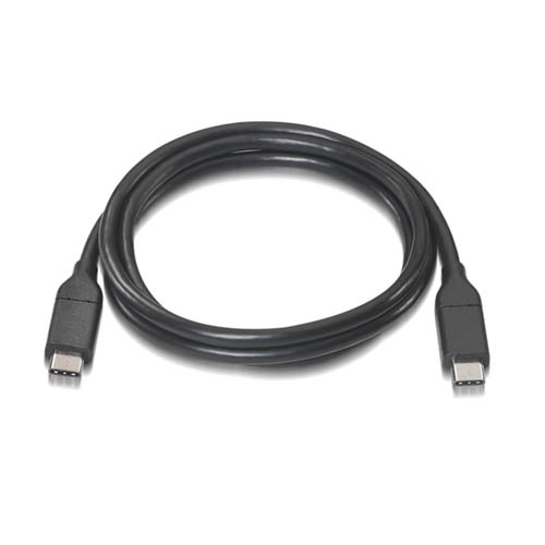 Nanocable 10.01.4101. Cable USB 3.1 Gen2. Tipo USB-C/M-USB-C/M. Negro. 1m.