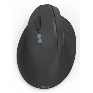 MOUSE HAMA WIRELESS ERGO EMW-500L DPI 1000-1800 7 BOTONES COLOR NEGRO PARA ZURDOS