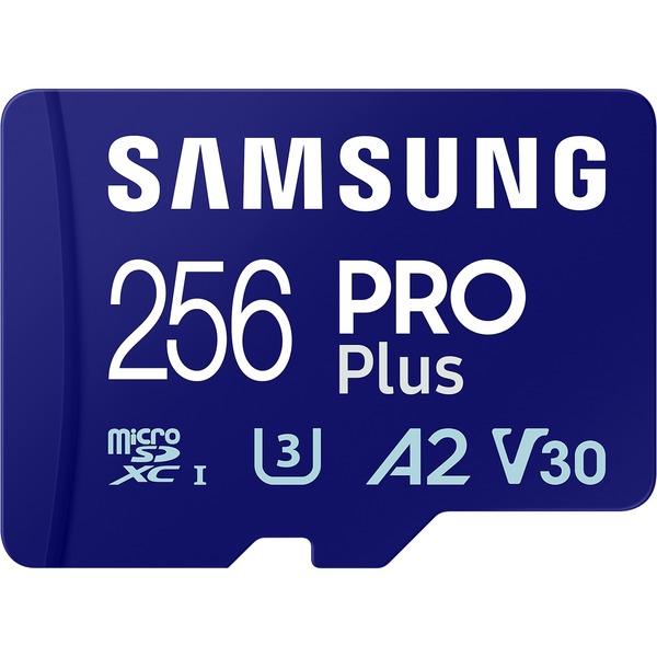 MEMORIA SD MICRO 256GB SAMSUNG SDXC PRO PLUS CLASE V30 CON ADAPTADOR A SD MB-MD256SA/EU