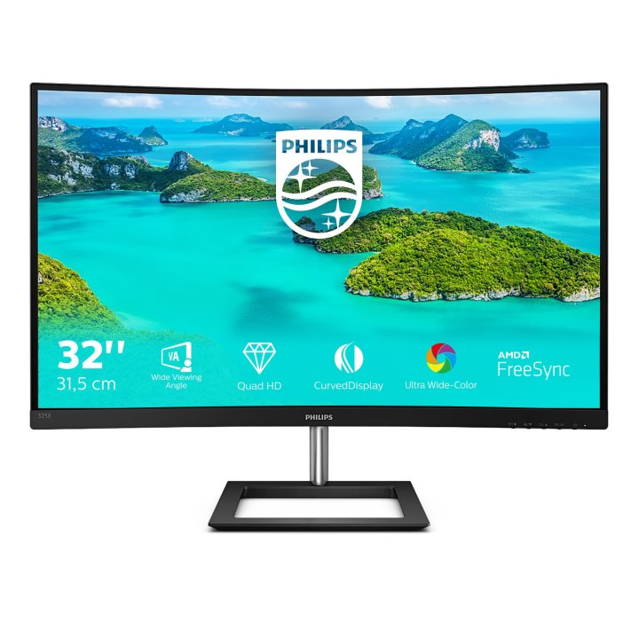 MONITOR 32" PHILIPS 325E1C/00 VA QHD 2K 75hz 4ms NEGRO