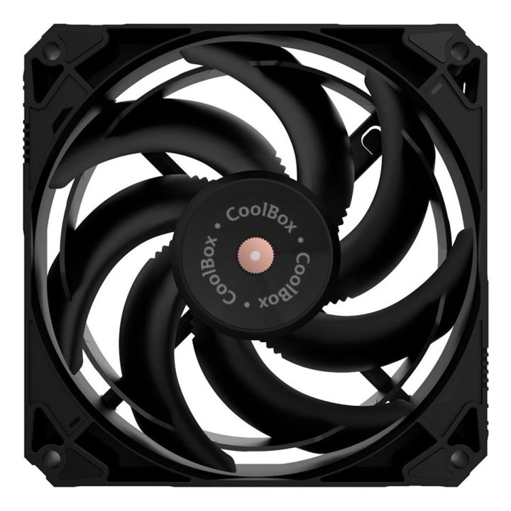 Coolbox Gaming Ventilador V12 PWM AUX 12Cm Negro