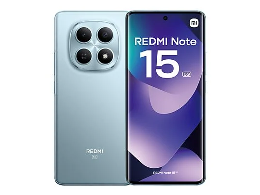 SMARTPHONE XIAOMI REDMI NOTE 15 5G 6,83" 8GB RAM 256GB ROM GLACIER BLUE