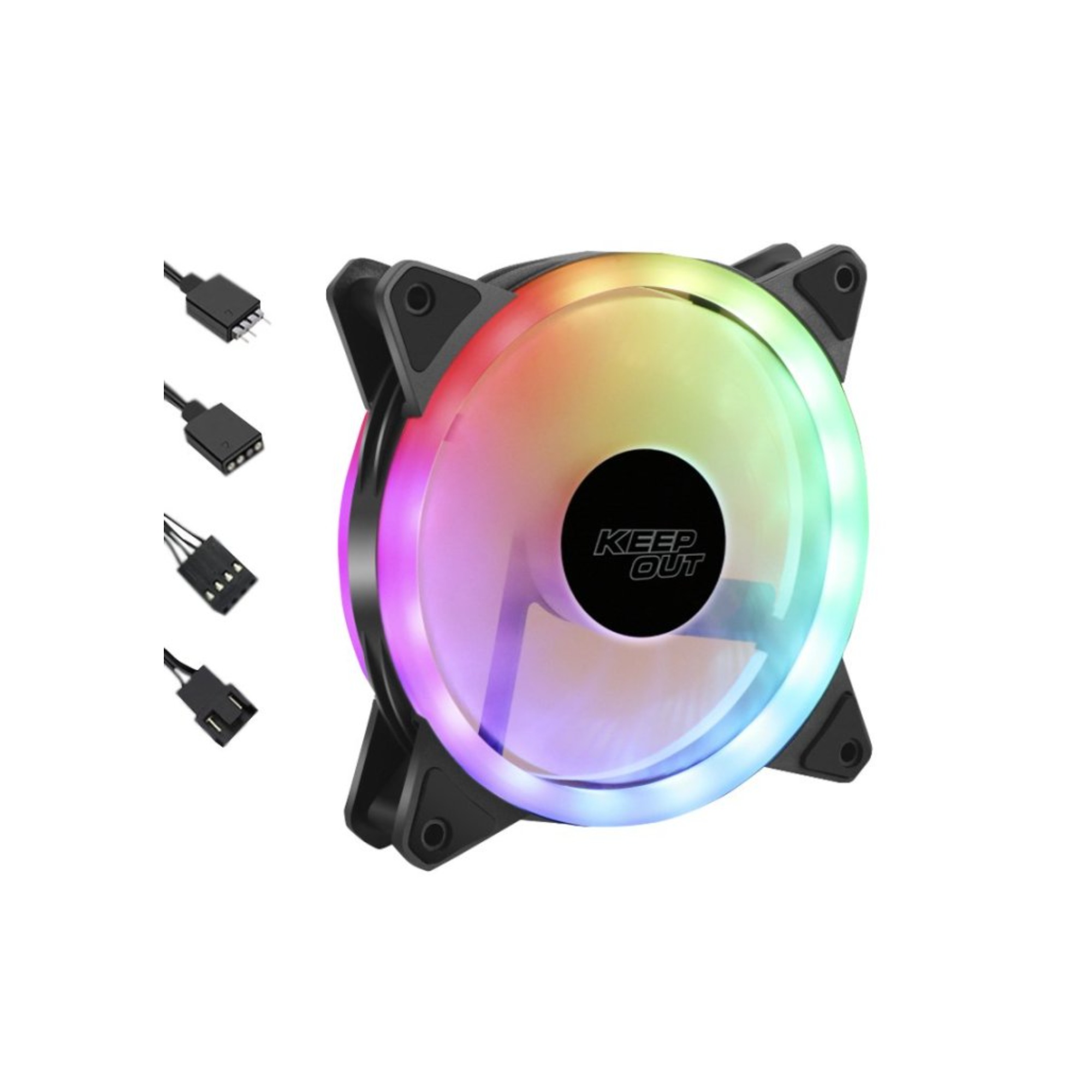 Keep Out Ventilador XFC-120SR BLACK 5V